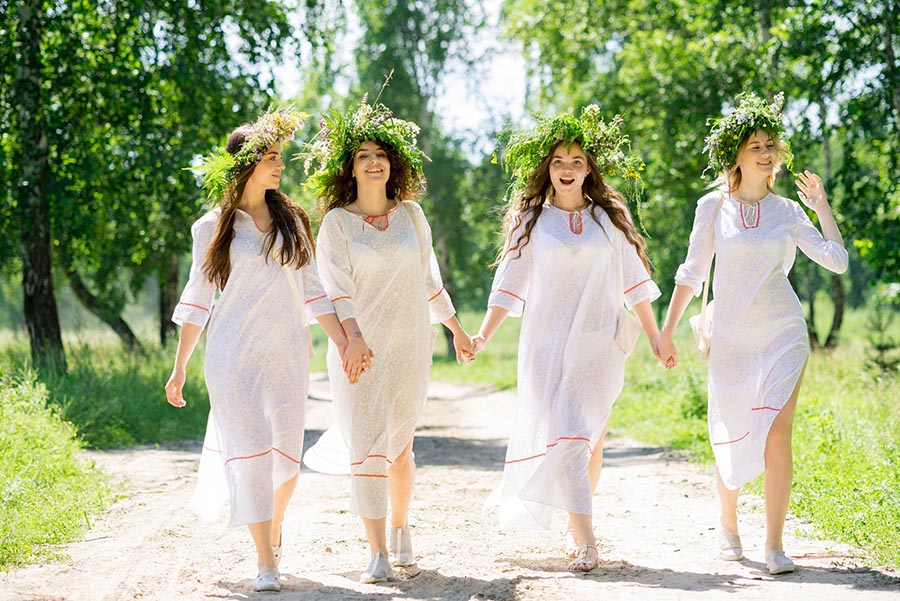 Slavic girls in Tskhinval