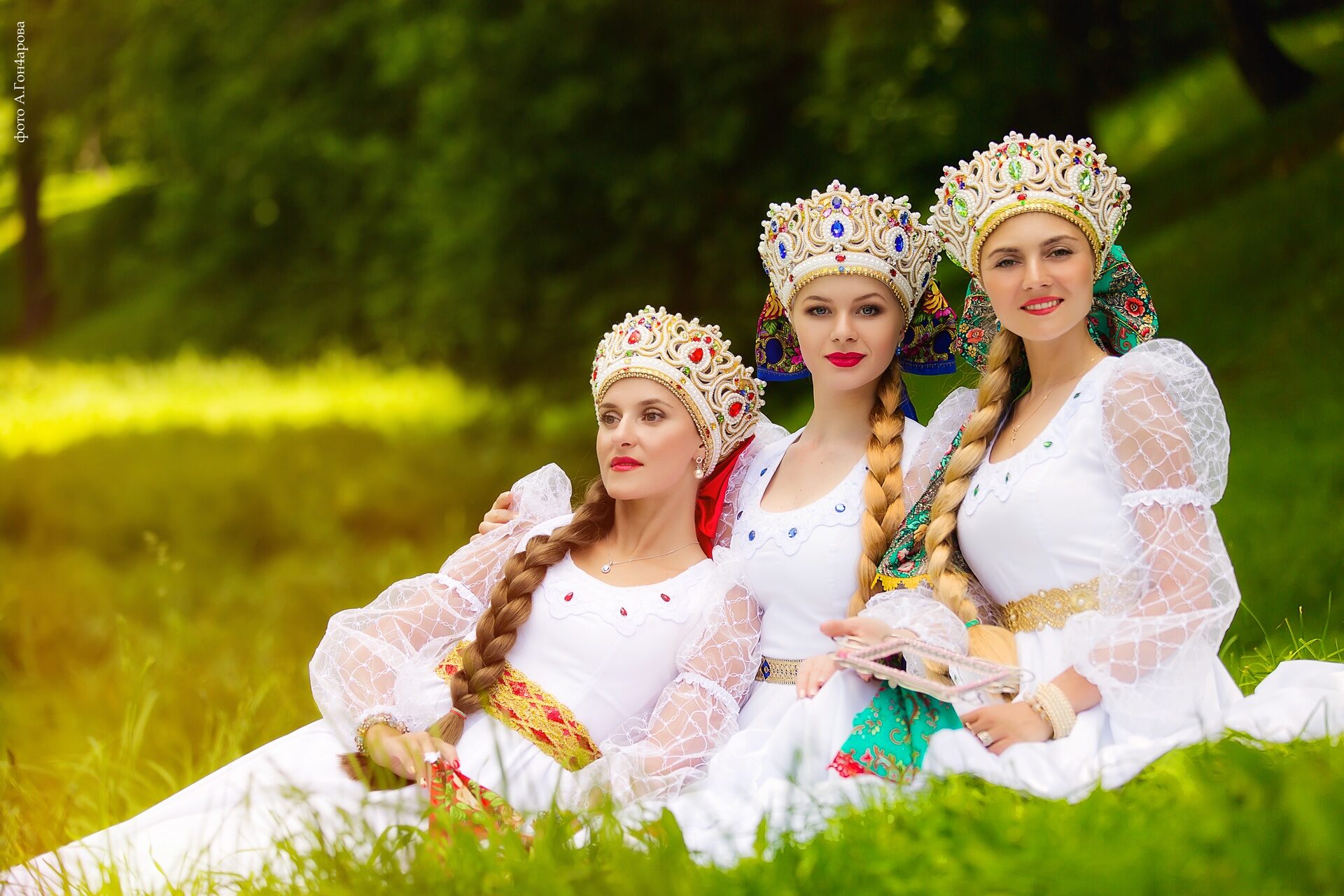 Slavic women in Tskhinval